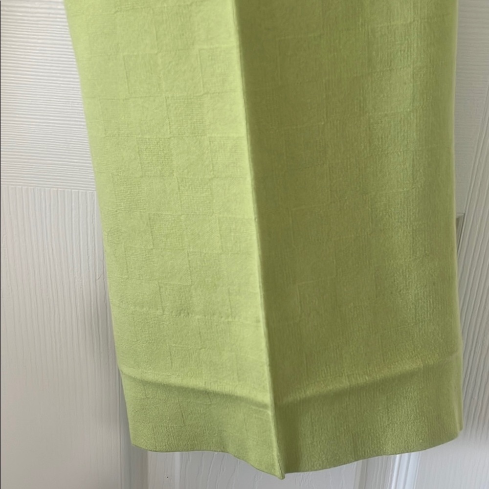 HIGH SPORT Women's Exclusive Kick Cotton-blend Cropped Pants In Lime Green XL - Picture 5 of 13